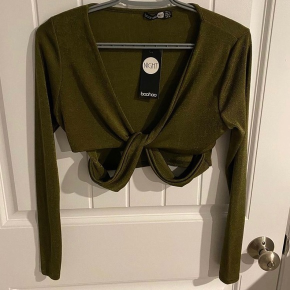 Long sleeved crop top - Picture 1 of 2
